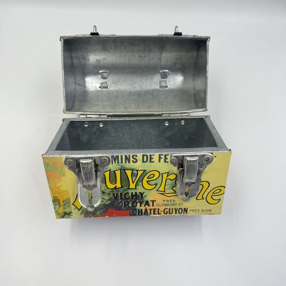 Vintage Galvanized Tin Storage Lunch Box by The MacBeth Collection - Picture 16 of 17